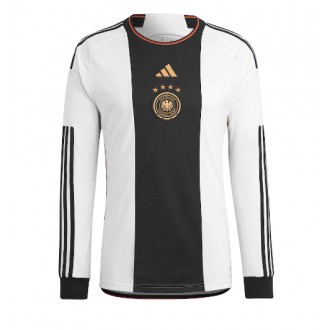 Herren Fußballbekleidung Deutschland Heimtrikot WM 2022 Langarm